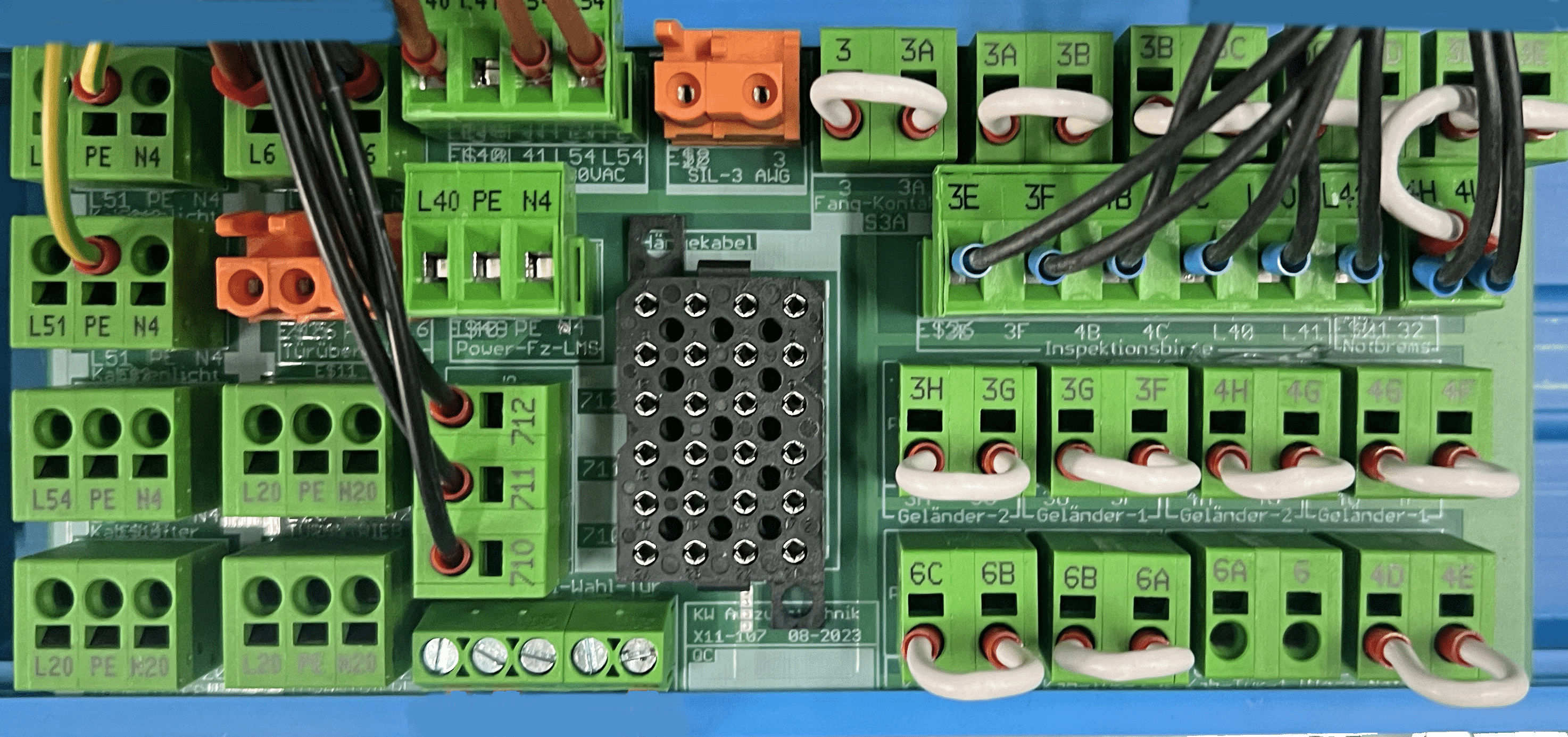 X11-107- Interface-Baugruppe Inspektionskasten