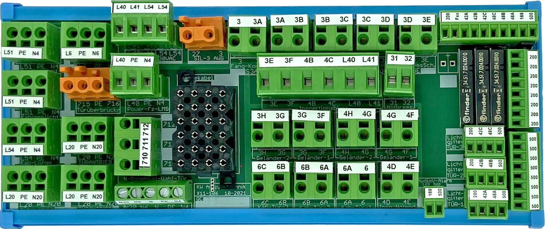 X11-106- Interface-Baugruppe Inspektionskasten