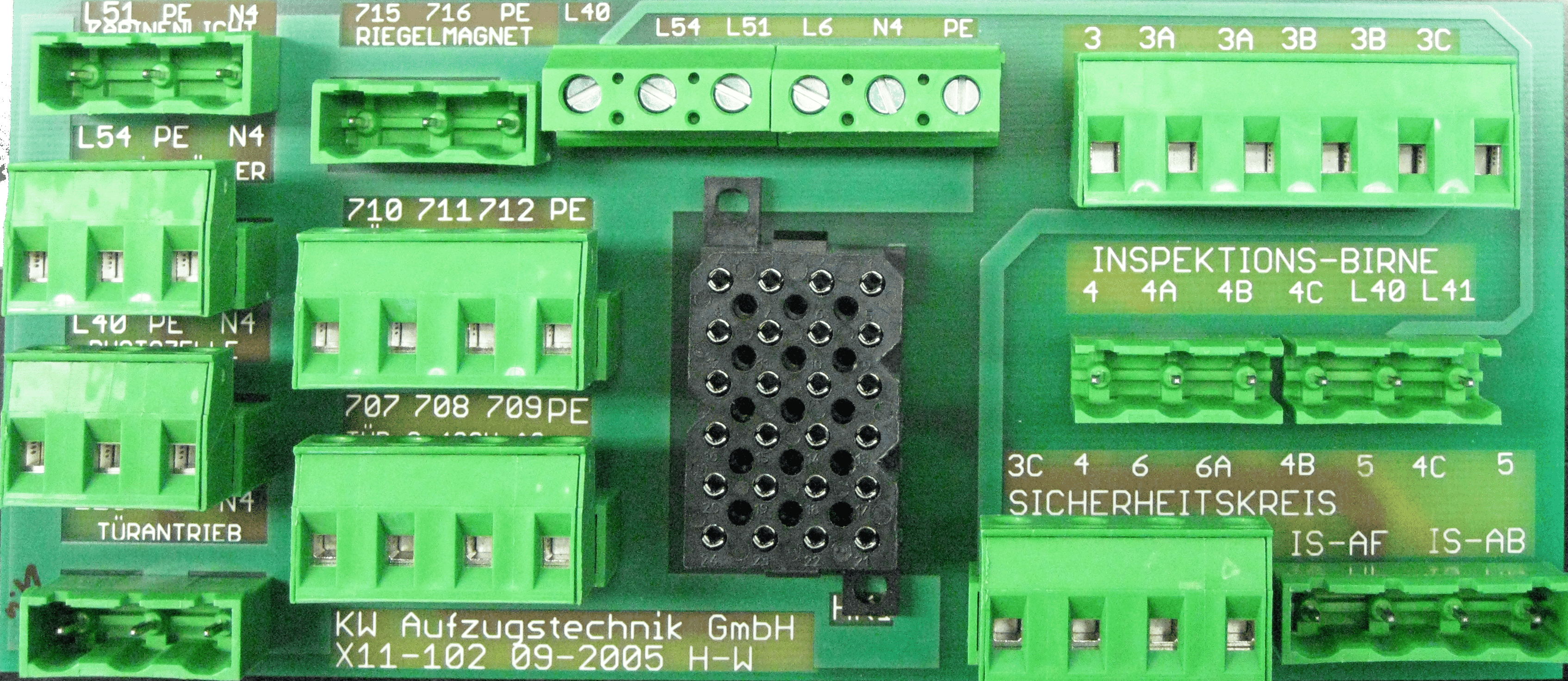 X11-102- Interface-Baugruppe Inspektionskasten