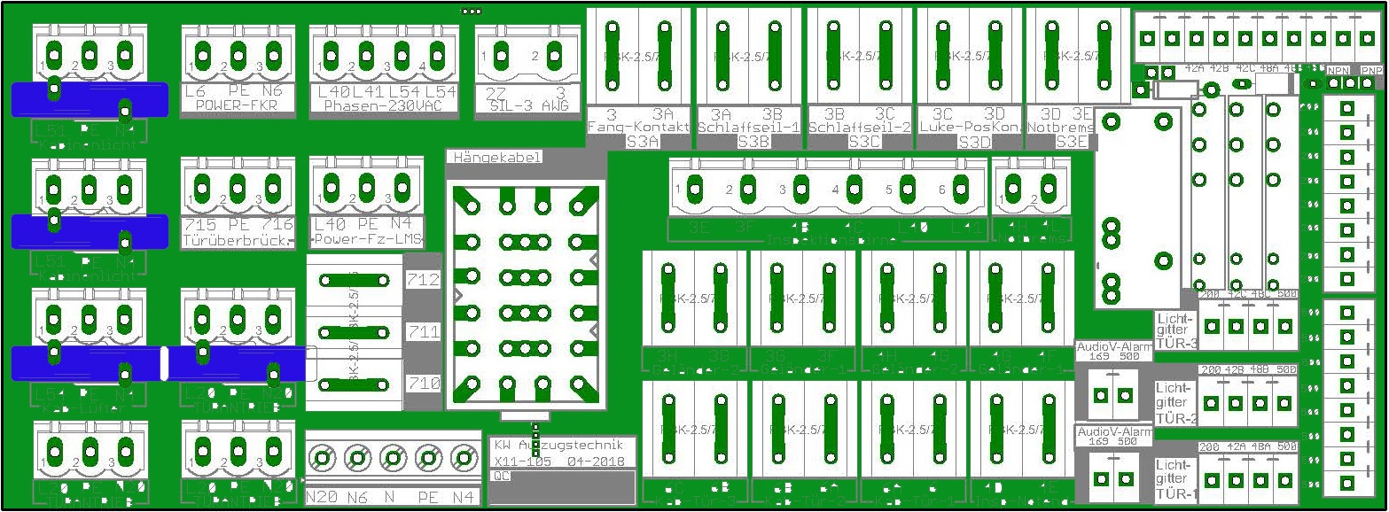 X11-105- Interface-Baugruppe Inspektionskasten