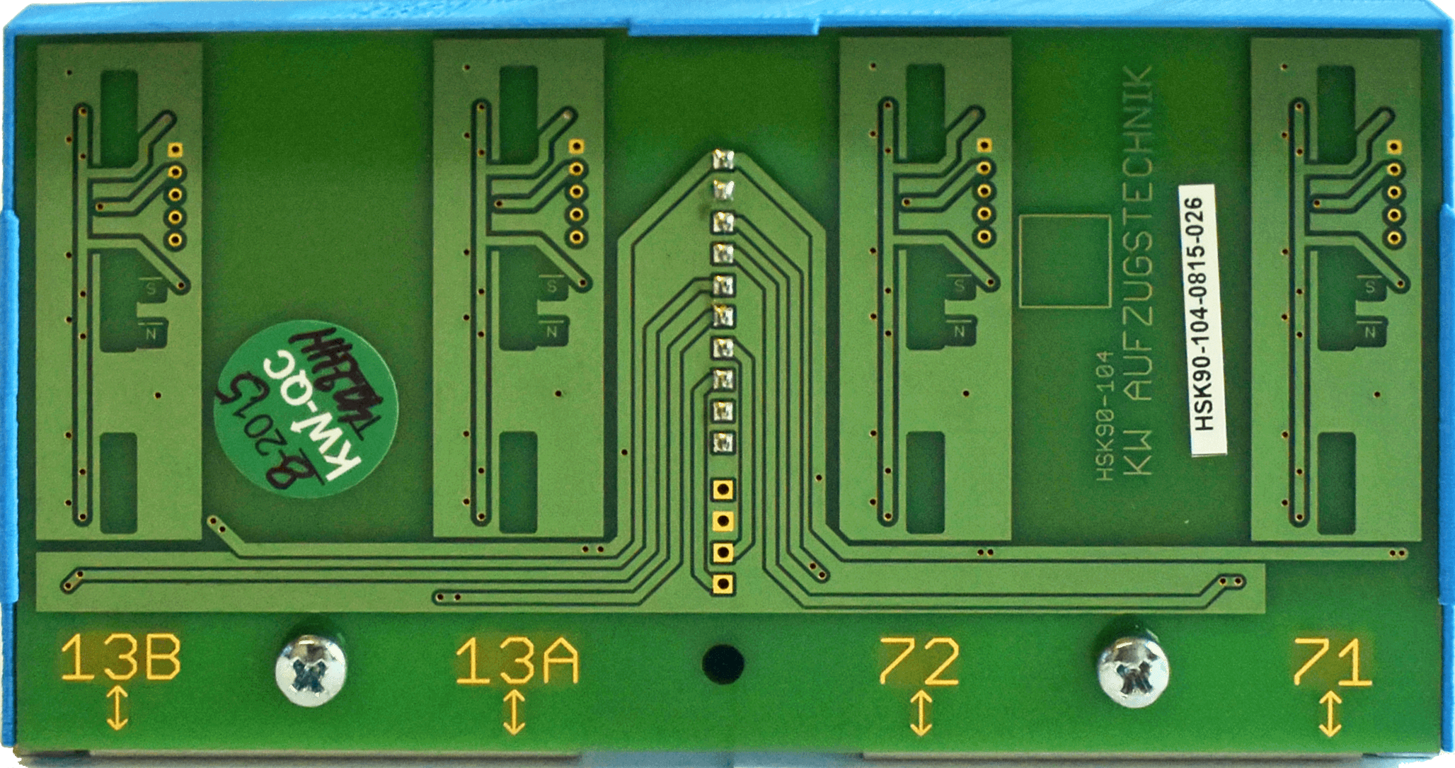 HSK90-104 – 4 Hall-Schalter-Spuren