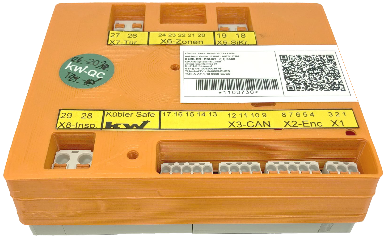 Kübler PSU02 SAFE ASA-AuswerteG. Kübler PSU02 SAFE ASA-AuswerteG.