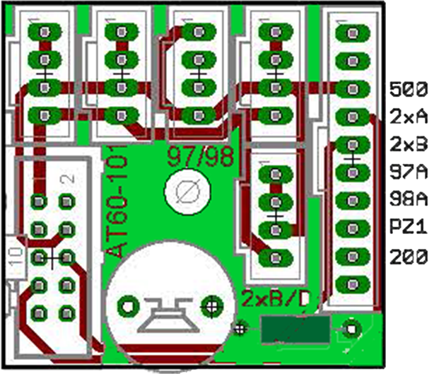 AT-60-101 Außentableau-Leiterplatte